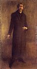 James Abbott McNeill Whistler Brown and Gold painting